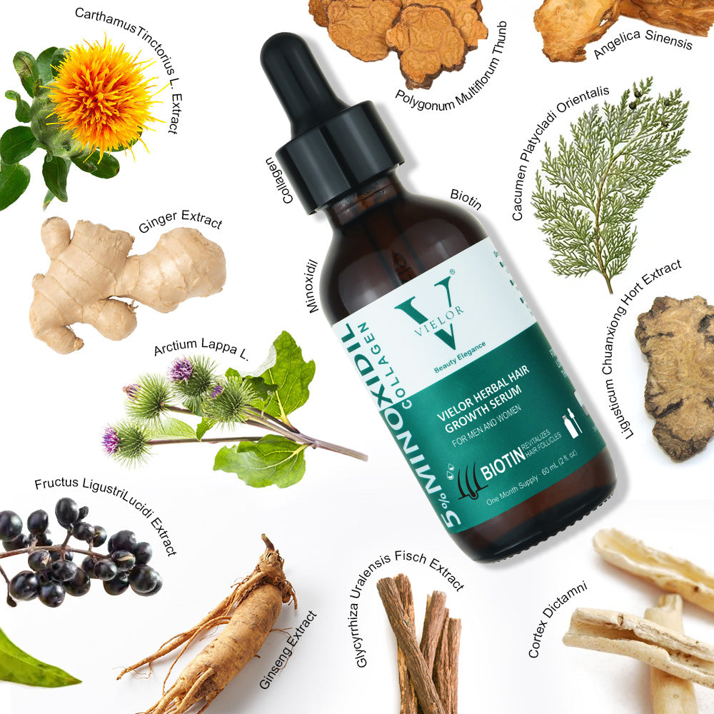 Vielor hair growth serum (5% minoxidil & biotin)