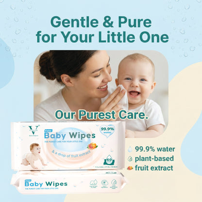 Vielor 99.9% Water Wipes Montaji Approved & Dubai Municipality Attested 720 Wipes