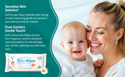 Vielor Baby Wipes 99% Aqua Water